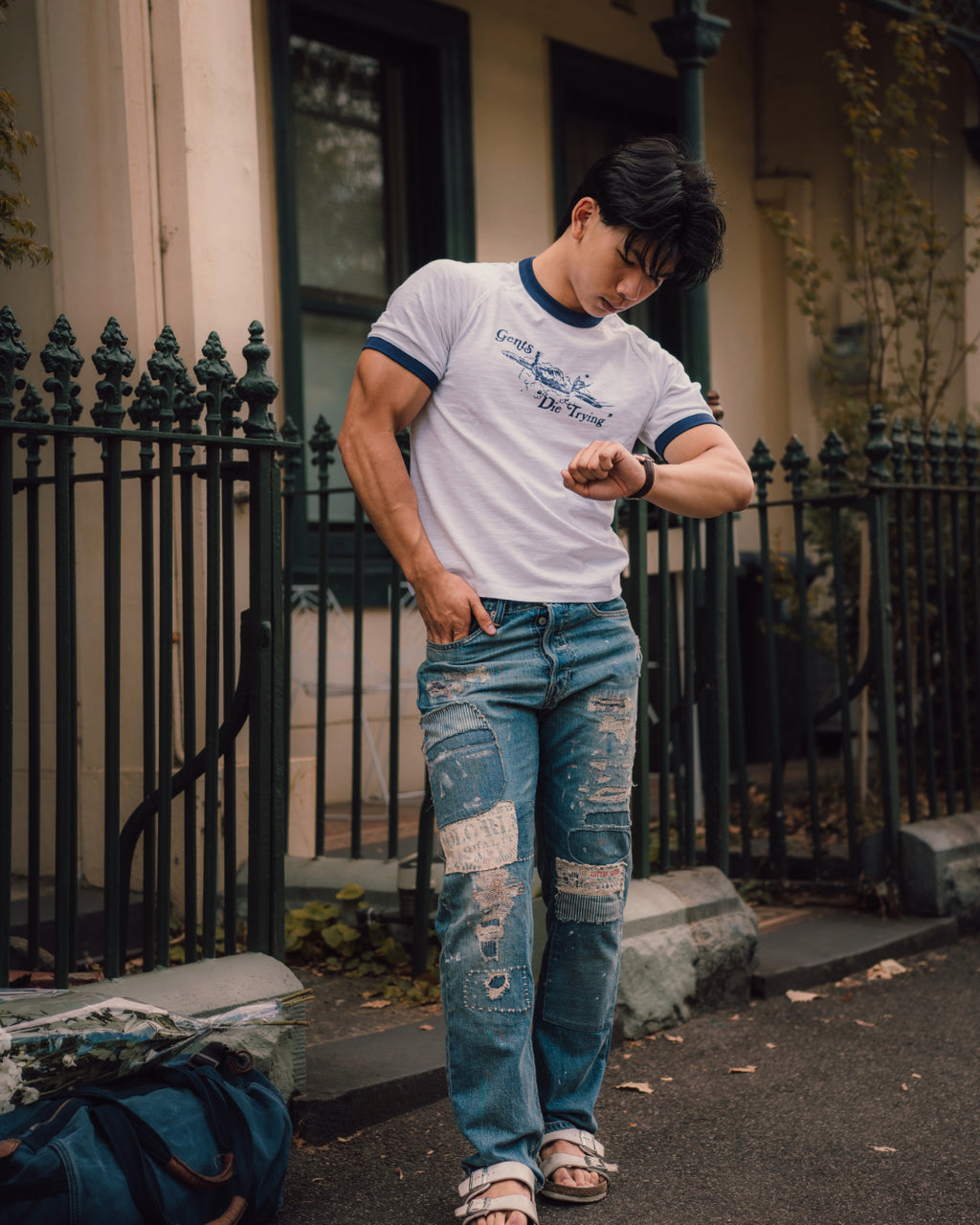 Propaganda Fitted Ringer Tee