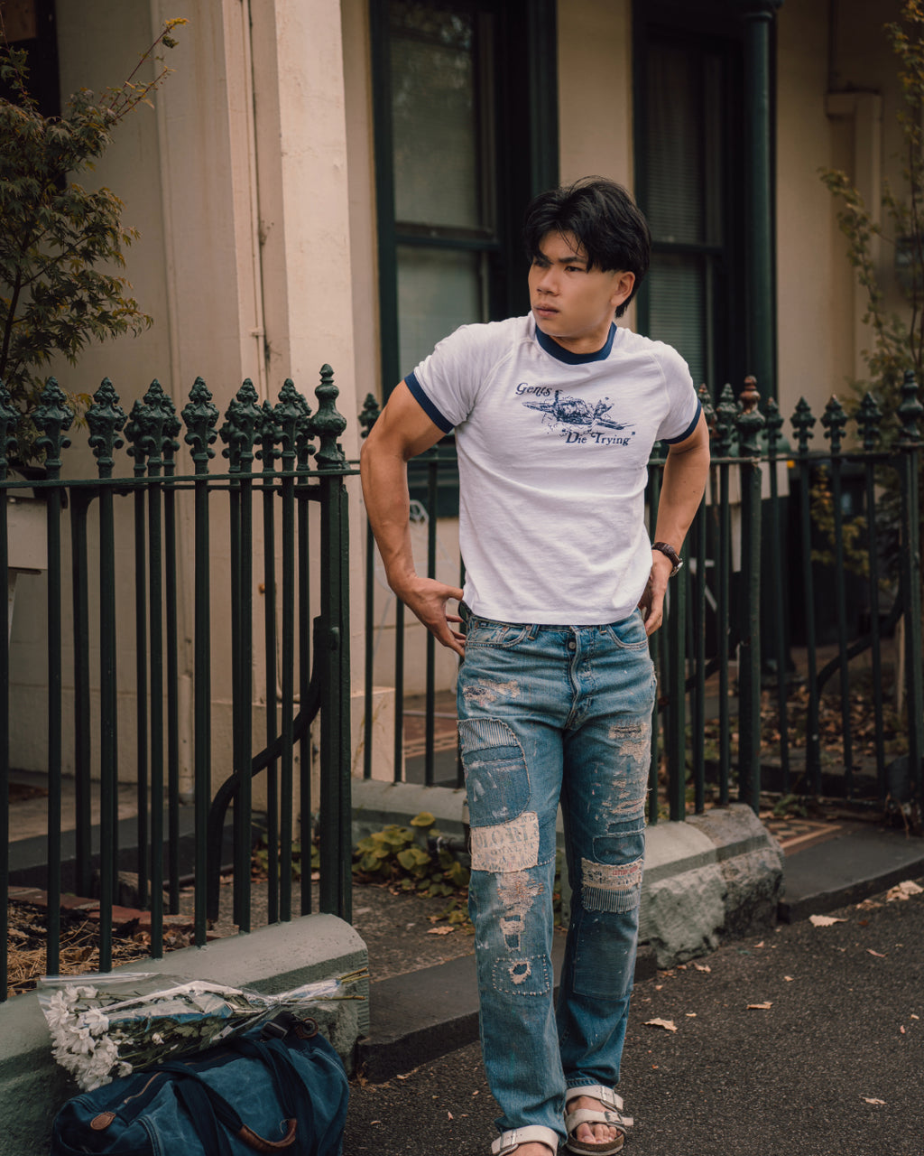 Propaganda Fitted Ringer Tee